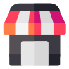 Small Black House Icon Image