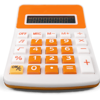 cartoon image of a calculator