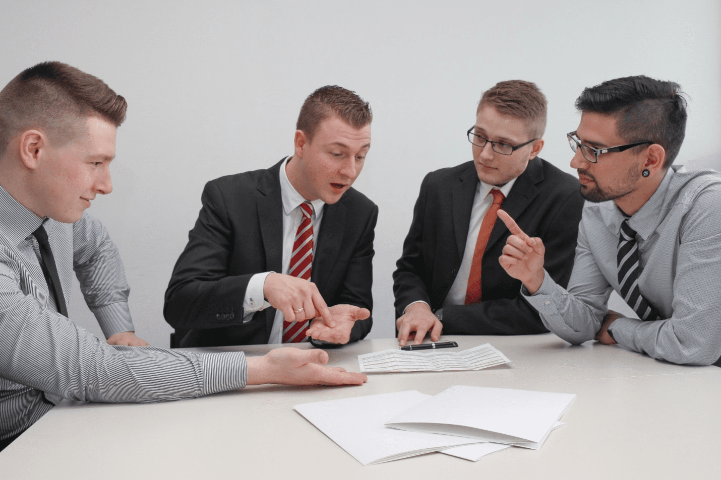 Businessmen Having a Meeting