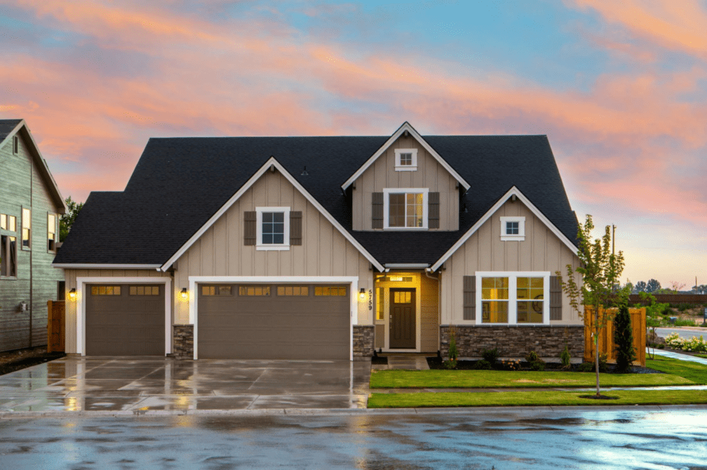 A photo showing the exterior of a home.