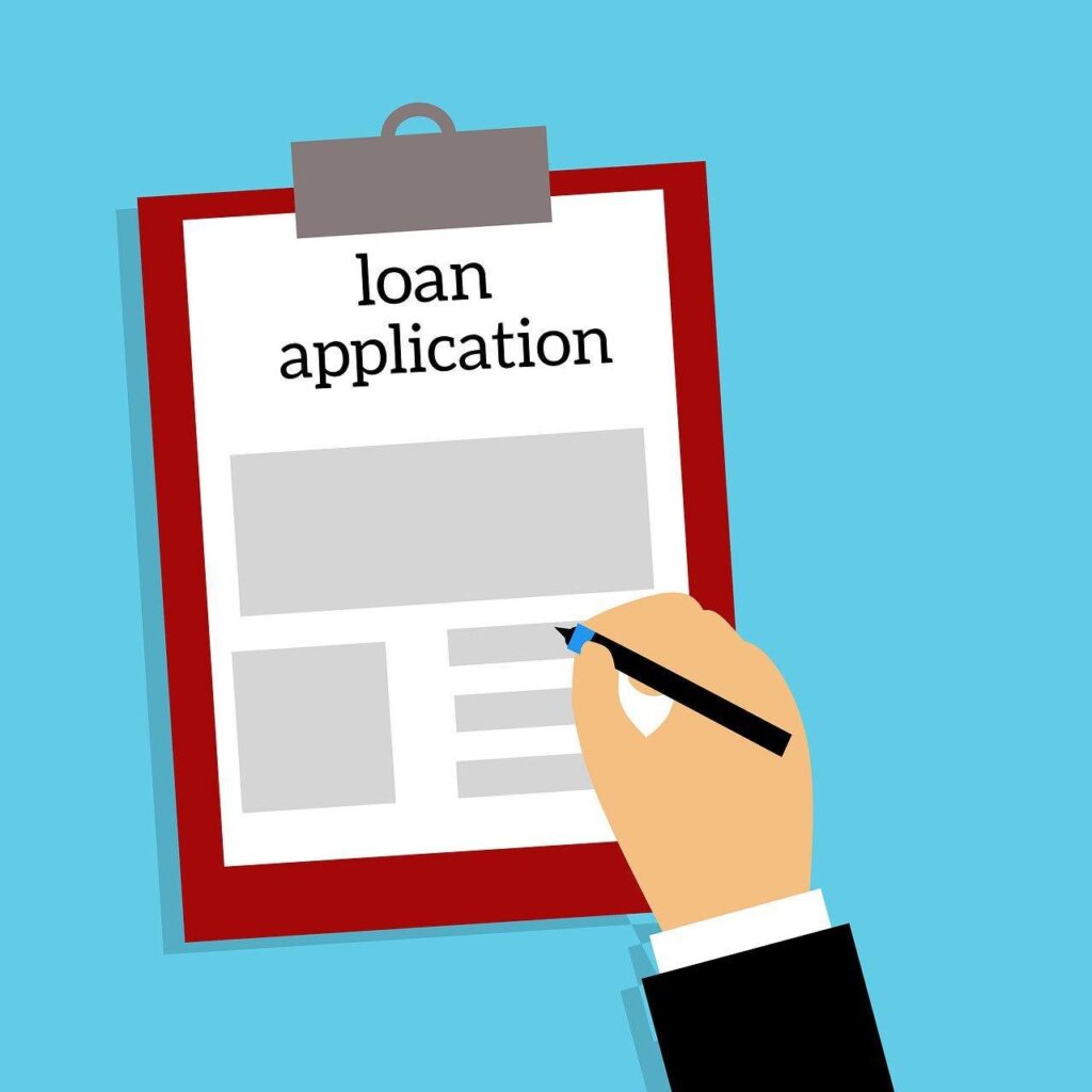 A loan application