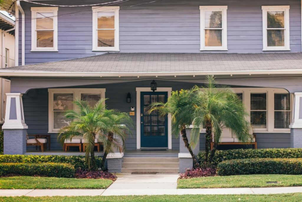 A house renovated using a fix and flip loan in California.