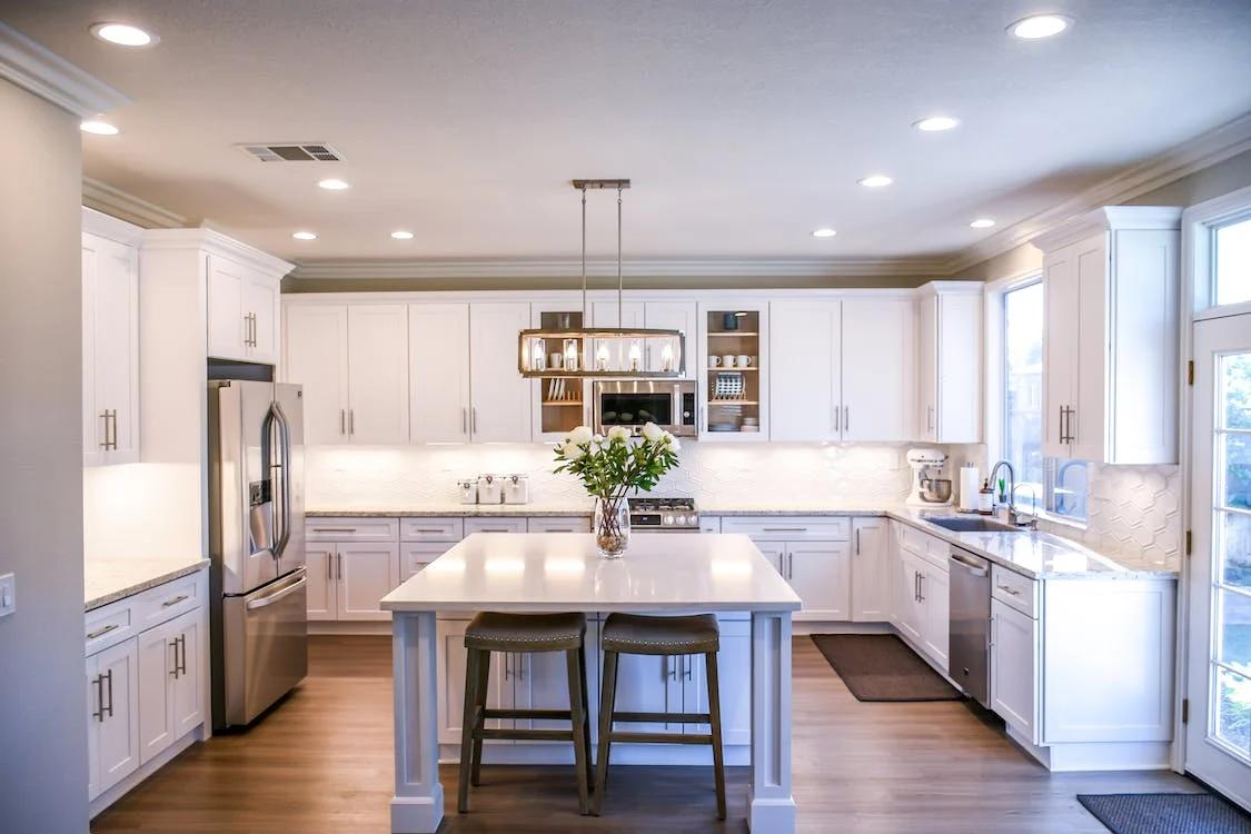 A kitchen in a luxury vacation home