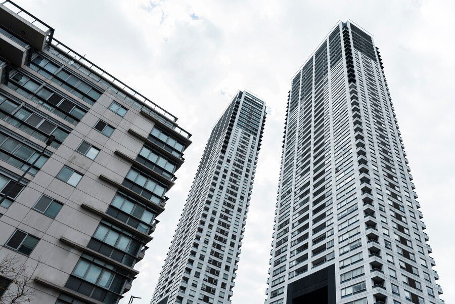 low-angle-tall-different-buildings