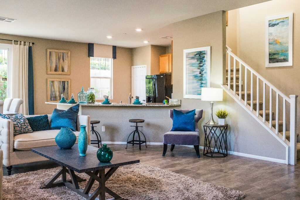 Upgraded lounge of a house