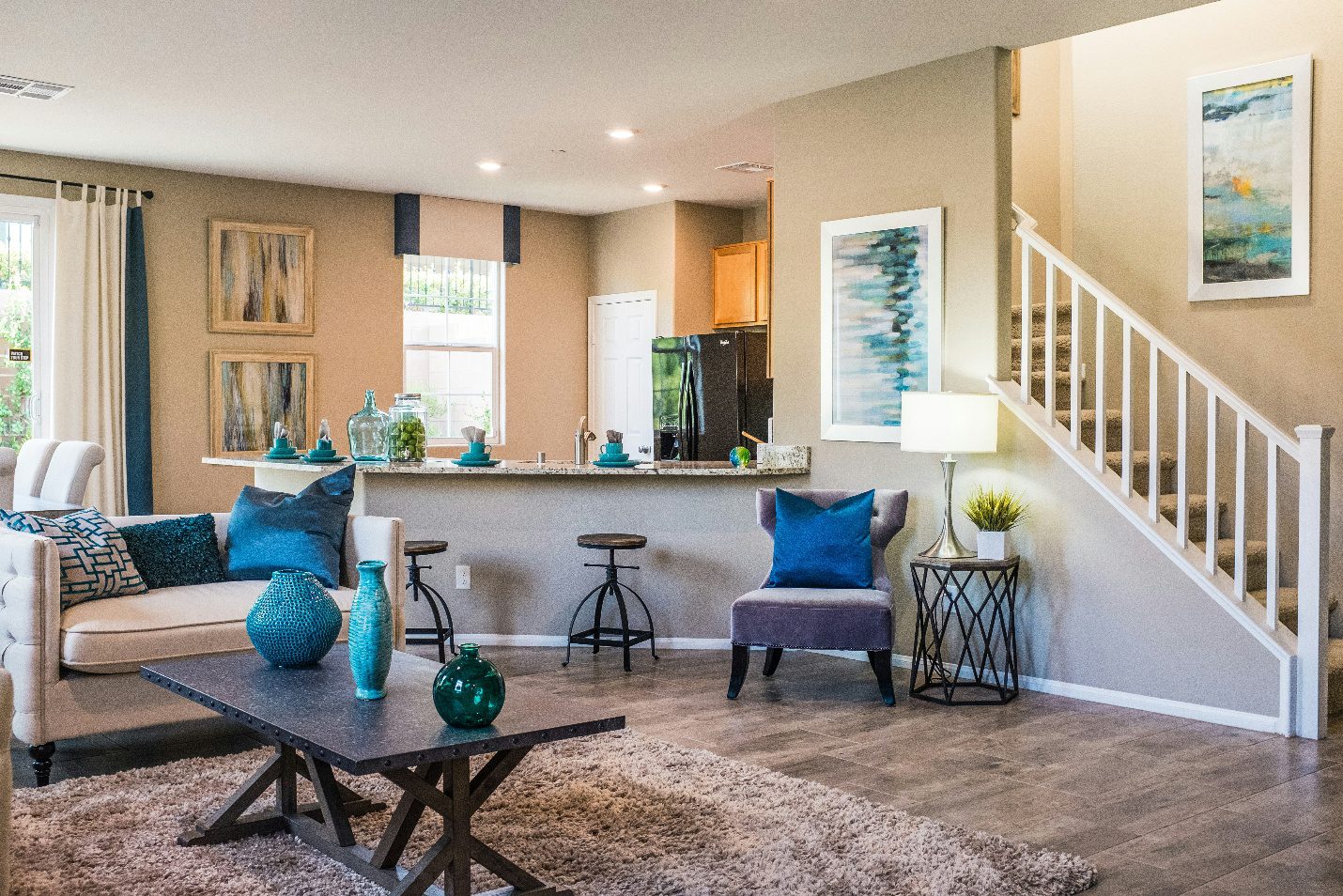 Upgraded lounge of a house