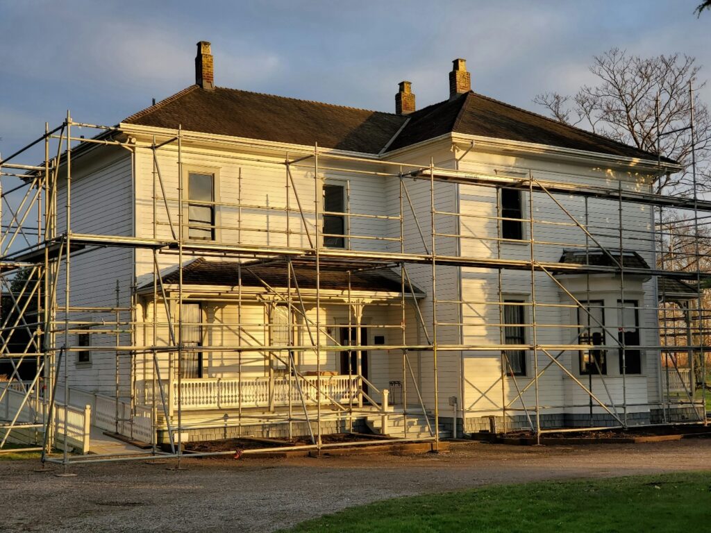 House being renovated