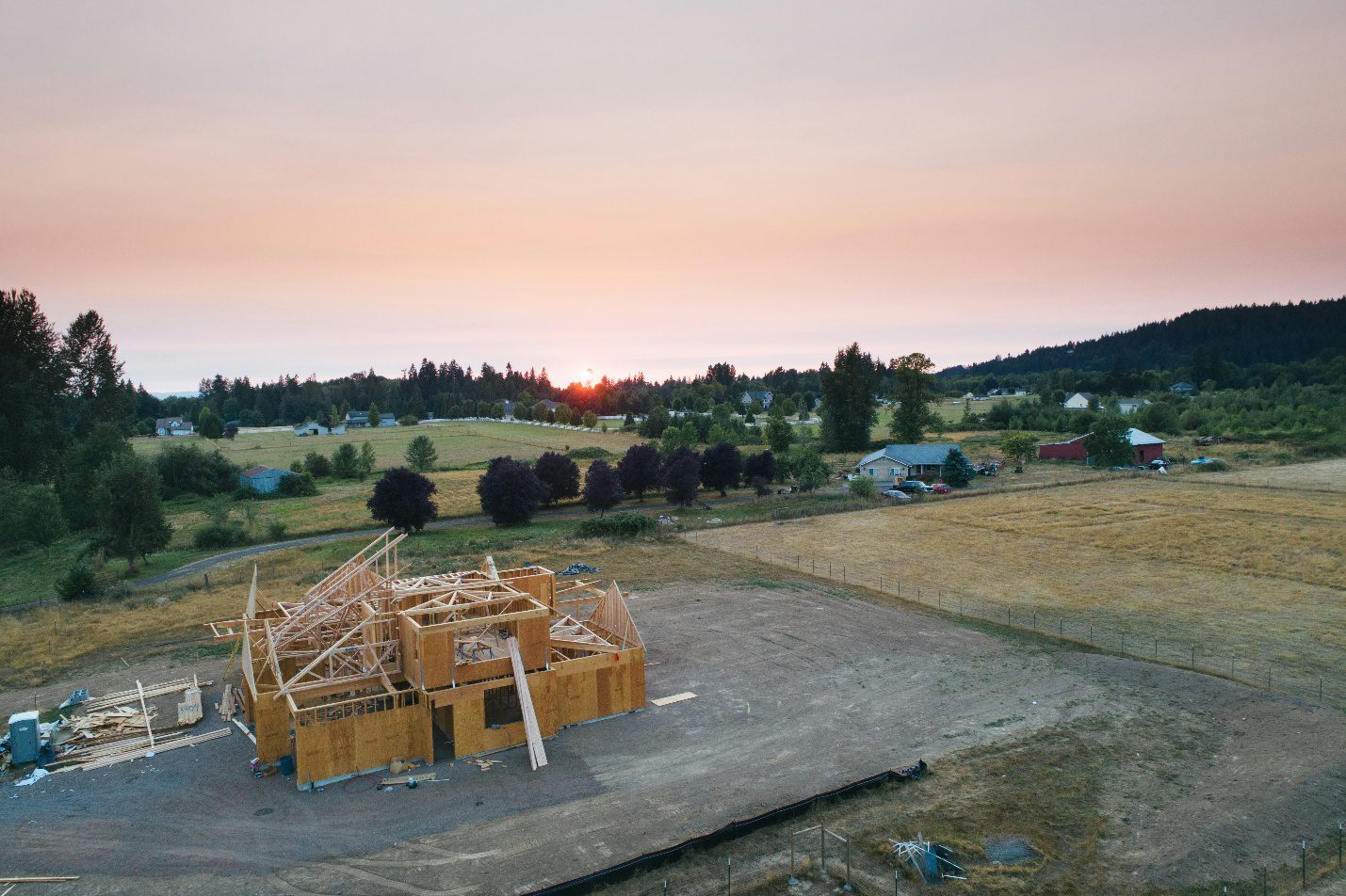 Construction of a house