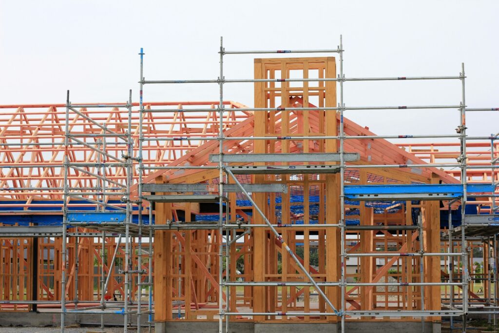 House being constructed