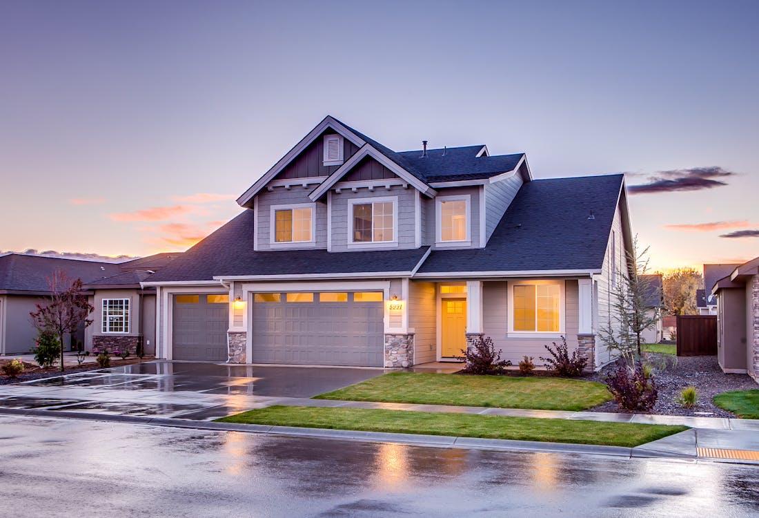 This image shows a photo of a house during the day
