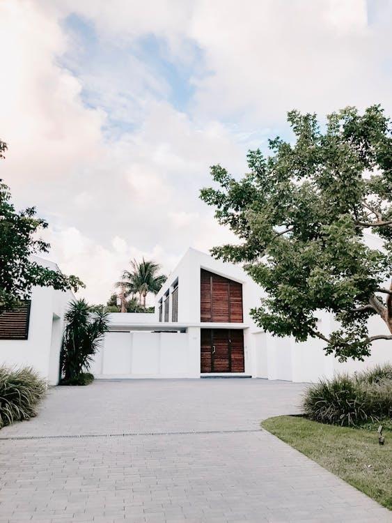 A home located near a wildfire-prone area