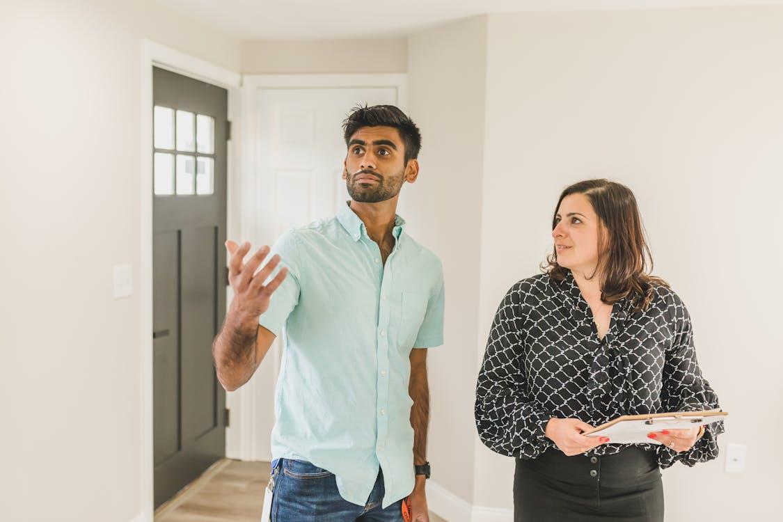 buyers touring a residential property during an open house