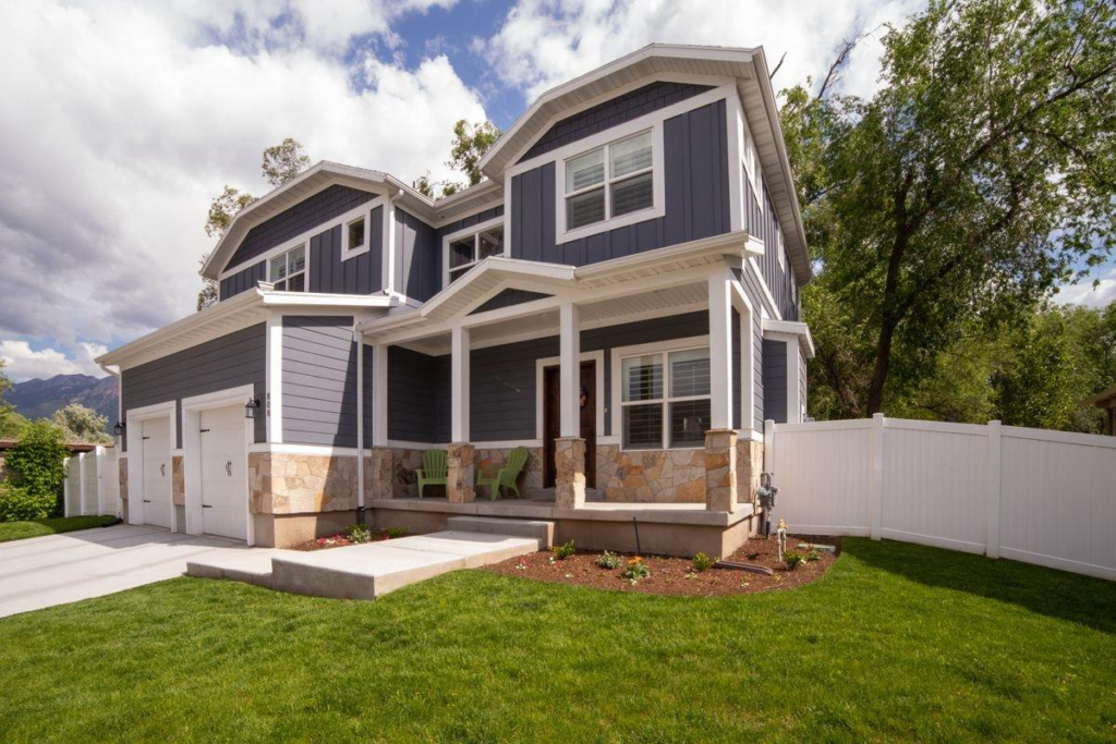 Two-story starter investment home exterior