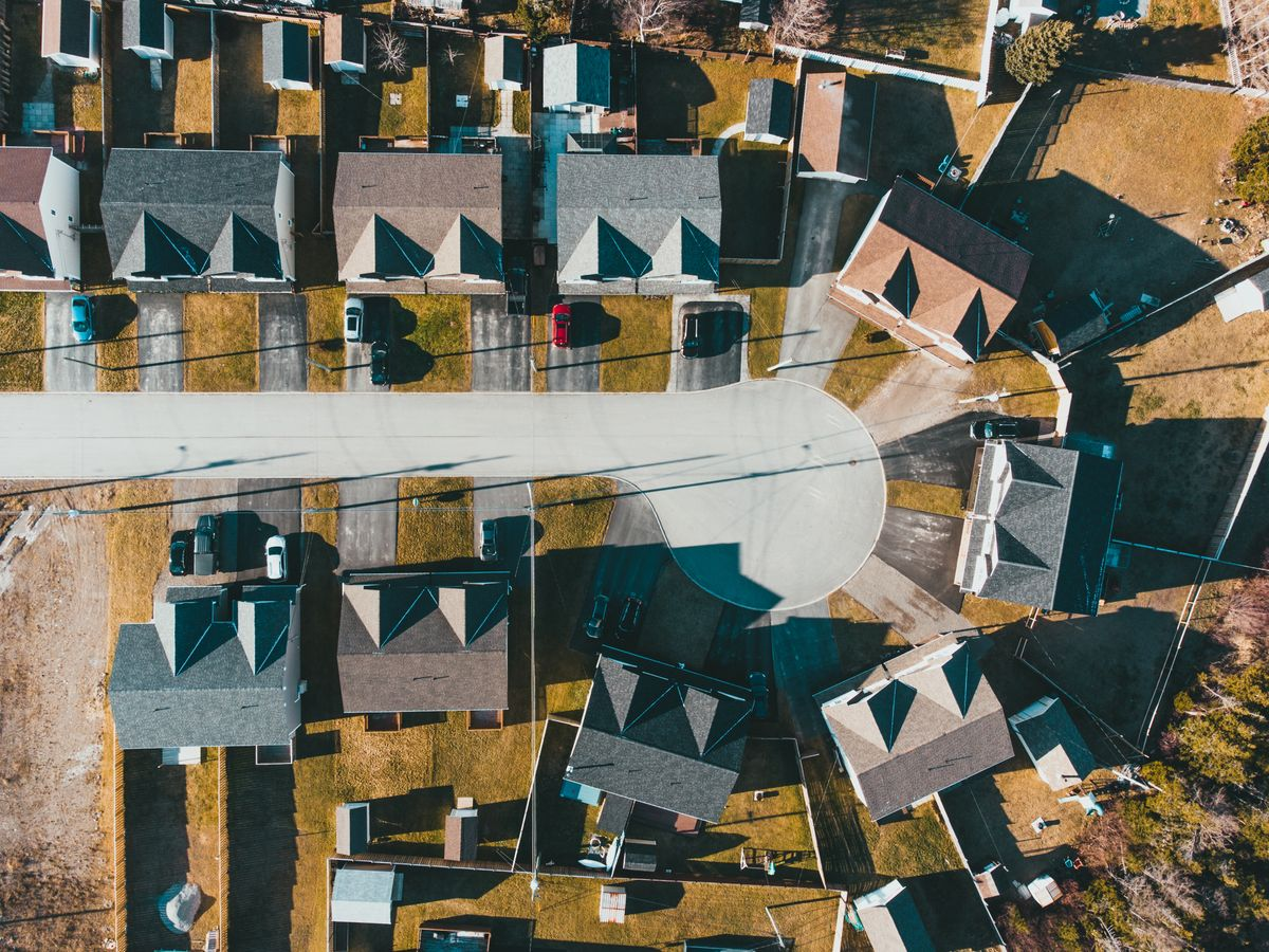 Suburban homes in a fix-and-flip market