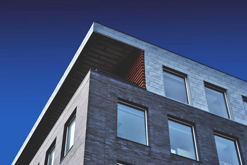 Close-up of a house with windows
